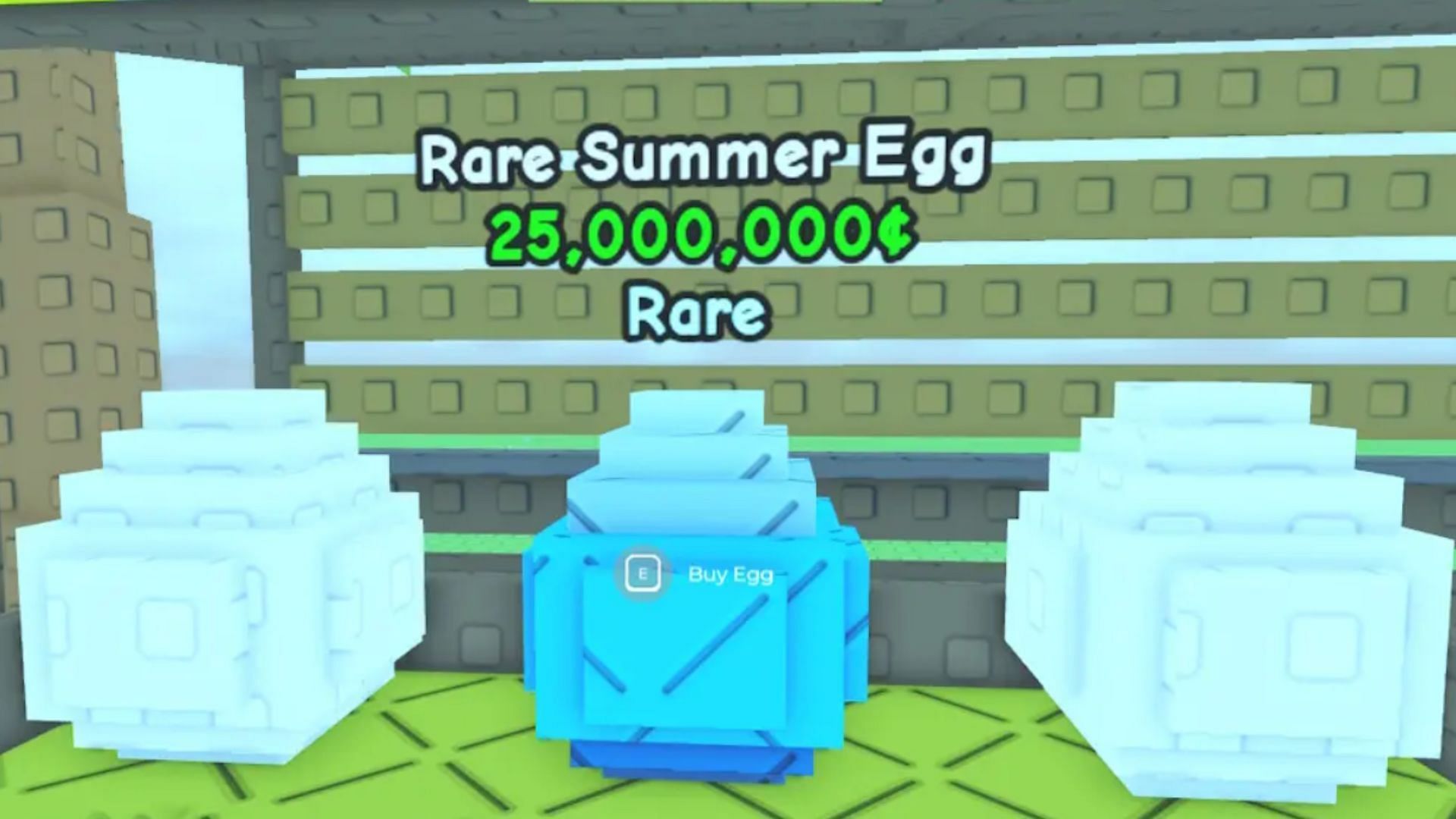 The Rare Summer Egg can be bought with Sheckles (Image via Roblox)